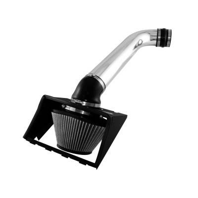 Ford F150 aFe MagnumForce Pro-Dry-S Stage 2 Air Intake System - Polished Tube with TB Spacer - 51-11623