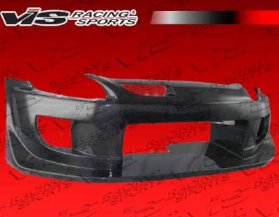 Honda S2000 VIS Racing Techno R Front Bumper - Carbon Fiber - 00HDS2K2DTNR-001C