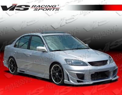 Honda Civic 2DR VIS Racing Ballistix Front Bumper - 01HDCVC2DBX-001