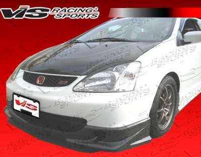 Honda Civic HB VIS Racing Techno-R Carbon Fiber Front Lip - 02HDCVCHBJTNR-011C