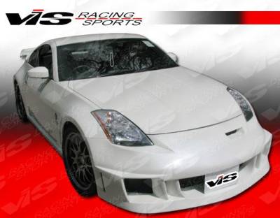 Nissan 350Z VIS Racing Fuzion Front Bumper - 03NS3502DFUZ-001