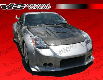 Nissan 350Z VIS Racing Invader-3 Front Bumper - 03NS3502DINV3-001