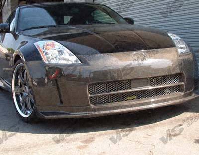 Nissan 350Z VIS Racing Techno R Front Bumper - 03NS3502DTNR-001