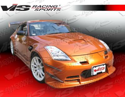 Nissan 350Z VIS Racing Tracer FX Front Bumper - 03NS3502DTRAFX-001