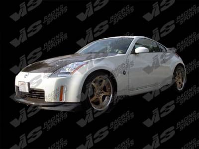 Nissan 350Z VIS Racing Invader Type 1 Carbon Fiber Lip - 03NS3502DVSC-011C