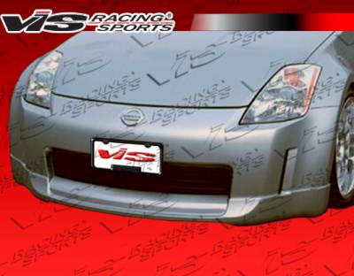 Nissan 350Z VIS Racing Wings Front Lip - Polyurethane - 03NS3502DWIN-011P