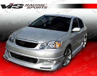 Toyota Corolla VIS Racing Techno R-1 Front Lip - 03TYCOR4DTNR1-011