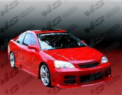 Honda Civic 2DR VIS Racing Octane Front Bumper - 04HDCVC2DOCT-001