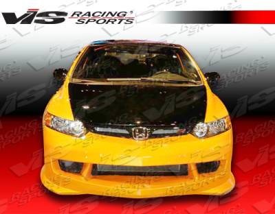 Honda Civic 2DR VIS Racing Techno R-2 Front Bumper - 06HDCVC2DTNR2-001