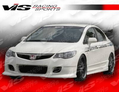 Honda Civic VIS Racing Wings Front Bumper - 06HDCVC4DJWIN-001