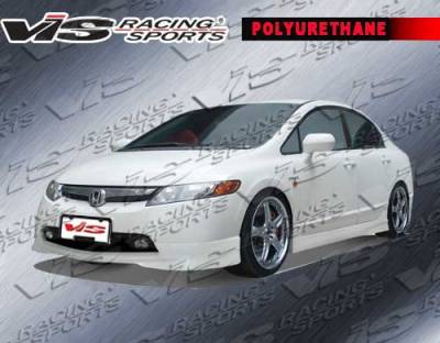 Honda Civic 4DR VIS Racing Techno R-1 Front Lip - 06HDCVC4DTNR1-011P