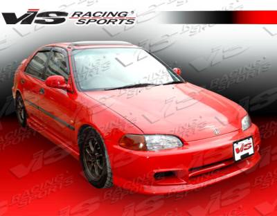 Honda Civic 2DR & HB VIS Racing Sniper Front Bumper - 92HDCVC2DSNI-001