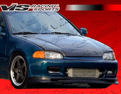 Honda Civic 2DR & HB VIS Racing Techno R Front Lip - 92HDCVC2DTNR-011