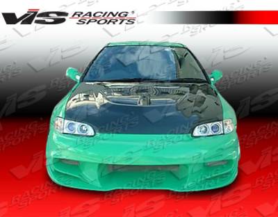 Honda Civic 2DR & HB VIS Racing Wave Front Bumper - 92HDCVC2DWAV-001