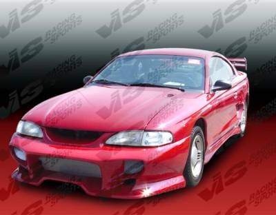 Ford Mustang VIS Racing Invader Front Bumper - 94FDMUS2DINV-001