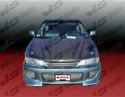 Honda Accord 2DR VIS Racing Battle Z Front Bumper - 98HDACC2DBZ-001