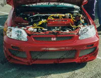 Honda Civic VIS Racing AVG Front Bumper - 99HDCVC2DAVG-001