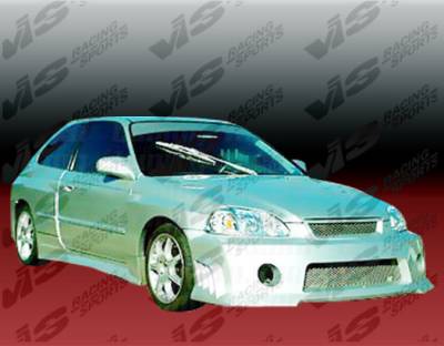 Honda Civic VIS Racing Quest Front Bumper - 99HDCVC2DQST-001