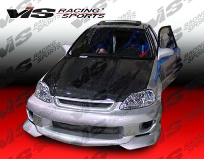 Honda Civic VIS Racing Strada F2 Front Bumper - 99HDCVC2DSF2-001