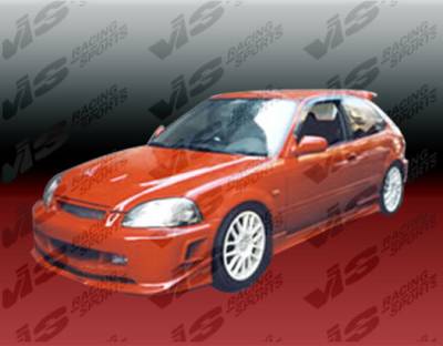 Honda Civic VIS Racing Stalker Front Bumper - 99HDCVC2DSTK-001