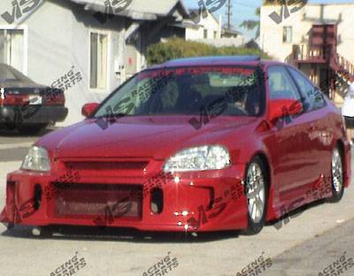 Honda Civic VIS Racing TSC 2 Front Bumper - 99HDCVC2DTSC2-001