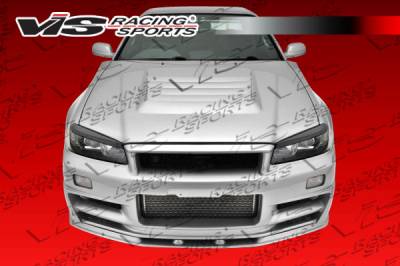 Nissan Skyline VIS Racing V Spec Front Bumper - 99NSR34GTRVSC-001