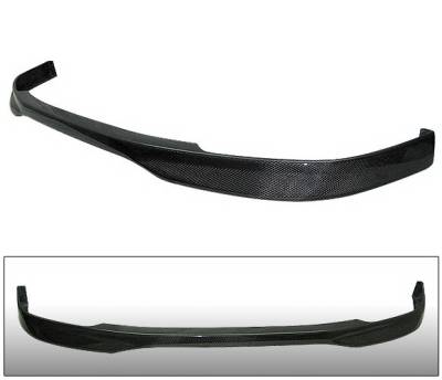 Honda Civic HB 4 Car Option Carbon Fiber T-R Style Front Bumper Lip - BLF-HC92TR-CF