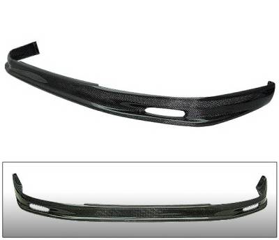 Honda Civic 4 Car Option Carbon Fiber M Style Front Bumper Lip - BLF-HC99MU-CF