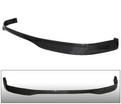 Honda Civic 4 Car Option Carbon Fiber T-R Style Front Bumper Lip - BLF-HC99TR-CF