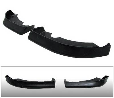 BMW 3 Series 4 Car Option Polyurethane Front Bumper Lip - 2PC - BLFP-BE46-2