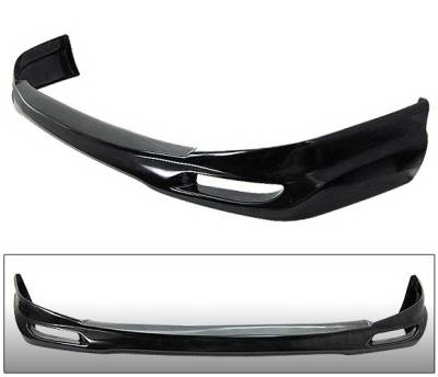 Honda Civic 4DR 4 Car Option Polyurethane J Style Front Bumper Lip - BLFP-HC064J-PU