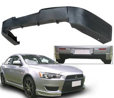 Mitsubishi Lancer 4 Car Option Polyurethane Rear Bumper Lip Spoiler - BLR-ML08T-PU