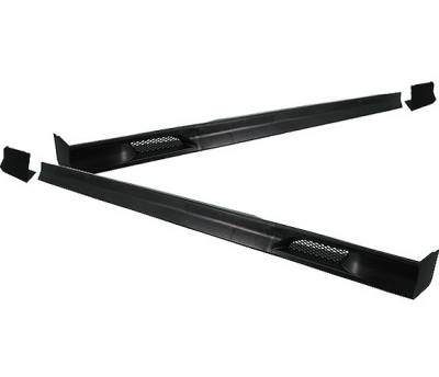 Honda Civic HB 4 Car Option Polyurethane T-R Style Side Skirts - BLS-HC923