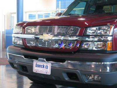 Chevrolet Silverado APS Symbolic Grille - Upper - Aluminum - C25717F