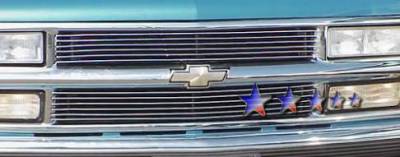 Chevrolet Suburban APS Billet Grille - 6 Bar - Upper - Aluminum - C65706A