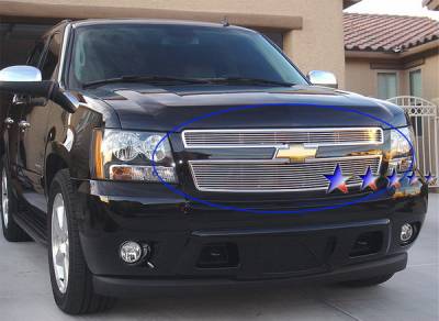 APS - Chevrolet Tahoe APS Billet Grille - Upper - Aluminum - C66451A - Image 1