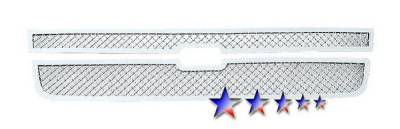 Chevrolet Silverado APS Wire Mesh Grille - Upper - Stainless Steel - C75306S