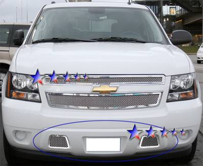 Chevrolet Tahoe APS Wire Mesh Grille - Bumper - Stainless Steel - C76467T