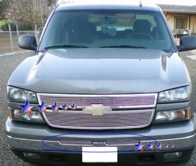 Chevrolet Silverado APS Billet Grille - Air Dam - Stainless Steel - C85302S