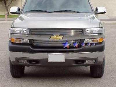 Chevrolet Silverado APS Billet Grille - Upper - Aluminum - C85326A