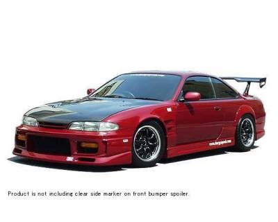 Nissan 240SX Chargespeed Zenki Front Bumper with Grille - CS704FB