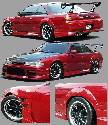 Nissan 240SX Chargespeed Zenki Wide Body Full Body Kit - CS704FKW