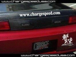 Nissan 240SX Chargespeed Rear Center Garnish Cover - CS704RGR