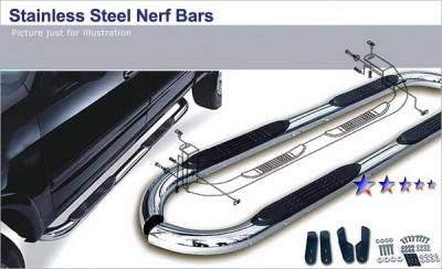 Chevrolet Silverado APS Side Step Nerf Bars - CB2007