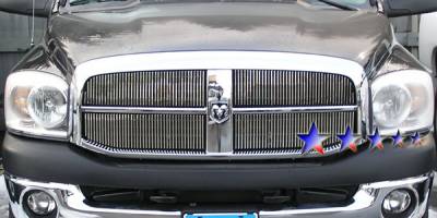 Dodge Ram APS Billet Grille - Upper - Stainless Steel - D65719W