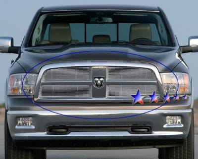 Dodge Ram APS Billet Grille - Upper - Stainless Steel - D66613S