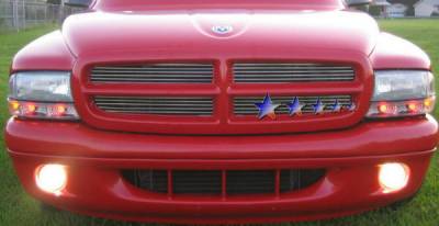 Dodge Dakota APS Billet Grille - Upper - Stainless Steel - D85334S