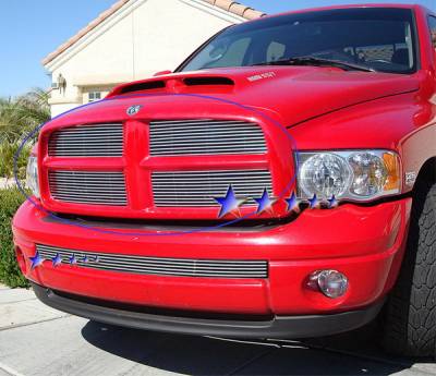 Dodge Ram APS Billet Grille - Upper - Stainless Steel - D85374S