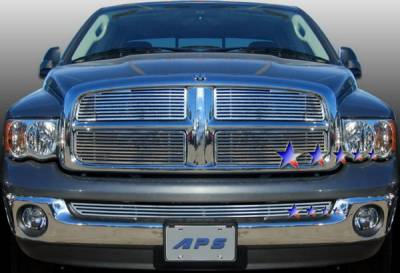 Dodge Ram APS CNC Grille - Upper - Aluminum - D95720A