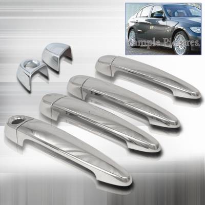 BMW 3 Series Custom Disco Chrome Door Handle Trim - DRH-E90054C